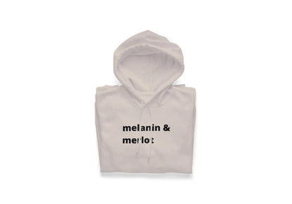 Melanin & Merlot Cropped Hoodie